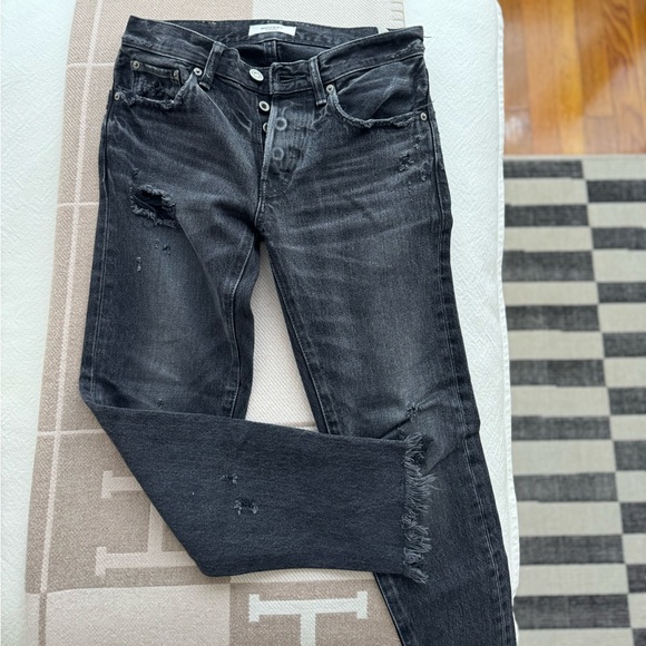 MOUSSY Vintage \ Kelley Tapered Jeans - Black - Picture 5 of 9